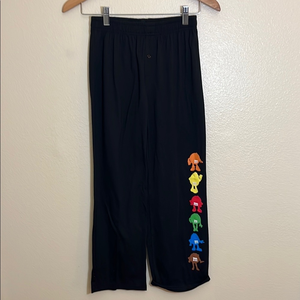 M&M’s Black Lounge Colorful M&M Characters Pants